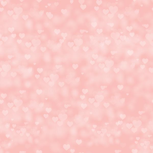 VORBESTELLUNG Jersey Allover Bokeh Hearts- Hell Peach